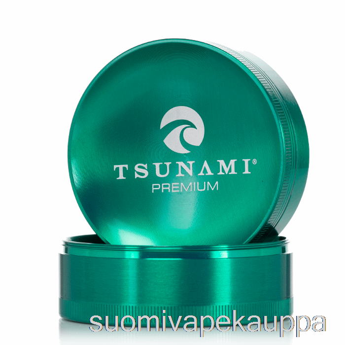 Vape Kauppa Tsunami 2,95 Tuuman 4-osainen Upotettu Ylämylly Vihreä (75mm)
